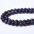 6MM Blue Dream Tiger Eye Round Loose Beads Natural Gem Beads Crystal Energy Stone Beads for Jewelry Making DIY Bracelet Necklace - color: Blue Dream Tiger Eye, size: 6MM