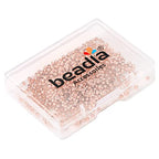 BEADIA Rose Gold Plated Crimp Beads Non Tarnish 2.5mm 600pcs for Jewelry Making Findings - color: Crimp Beads Rose Gold, size: 2.5mm