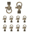 Paracord Shackles Bow Shackles Screw Pin Anchor Shackle Adjustable D Shackles Buckles for Paracord Bracelet Belt 10 PCS Gold Buckles