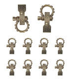 Paracord Shackles Bow Shackles Screw Pin Anchor Shackle Adjustable D Shackles Buckles for Paracord Bracelet Belt 10 PCS Gold Buckles