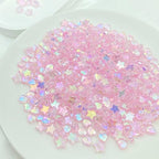 450 Pcs Acrylic Beads - Crystal Star & Heart Shapes for Jewelry Making - DIY Bracelet, Necklace & Earrings (Pink) - color: Pink