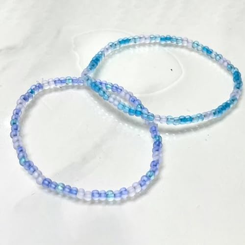 3mm Frosted Glass Beads Bulk, 2000 Pcs Jewelry Making Beads for Friendship Bracelet, Pendants, Key Chains, Necklaces, Hairpins (Wihte) - color: White, size: 3mm