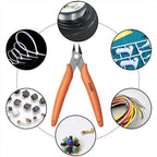 KATA 5-Pack Micro Wire Cutters, Precision Electronics Flush Cutter and Side Cutting pliers, Clean Cut for Model, Jewelry, Model Kits - color: 5 Pack