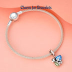 S925 Bead Dangle Charms for Bracelets Necklaces, Compatible with Pandora, Jewelry Making - style: Green Turtles Charms with Blue Heart