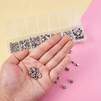 Beadthoven 260pcs 7 Style Tiny Antique Silver Column Spacer Beads 4-8mm Tibetan Alloy Tube Metal Spacers for Jewelry Necklace Bracelet Making Hole: 1.5-3.5mm - color: Antique Silver-Tube-7 Style