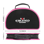 89 Piece Pink Tool kit, Ladies Hand Tool Set with Easy Carrying Round Pouch Household Tool Kit Perfect for DIY, Home Maintenance and Dorm Repair