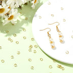 DanLingJewelry 200 pcs 304 Stainless Steel 21 Gauge Open Jump Rings 5mm for Jewelry Making Connectors Jewelry Finding Golden Color - color: 200 pcs - ф5mm δ 0.8mm - Golden