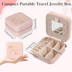 Mom Gifts Remember I Love You Mom Pink Jewelry Box Valentines Christmas Mothers Day Gifts for Moms from Daughter Son Kids Easter Birthday Gift for Moms PU Leather Portable Travel Jewelry Case - color: mom1 remember