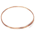 PATIKIL 16.4 Feet Solid Bare Copper Wire, 29 Gauge 99.9% Pure Copper Wire 0.3mm Soft Beading Wire Metal Plant Stem Ties for Jewelry Craft (5m) - size: 0.3mmx5m