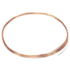 PATIKIL 16.4 Feet Solid Bare Copper Wire, 29 Gauge 99.9% Pure Copper Wire 0.3mm Soft Beading Wire Metal Plant Stem Ties for Jewelry Craft (5m) - size: 0.3mmx5m