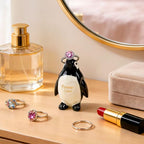 Gifts for Him Her Boyfriend Girlfriend, To My Love Handmade Ceramic Mini Penguin Anniversary Birthday Gifts for Women Men, Romantic Valentines Forever Lover Gifts for Wife Husband Couples Cute Decor - style: Penguin