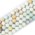 Natural Gemstone Round Loose Beads for Jewelry Making DIY Crystal Energy Healing 1 Strand 15" (Amazonite, 4mm (15"/Strand)) - color: Amazonite, size: 4mm (15"/Strand)