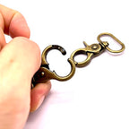 1.5 inch Swivel Hooks for Purse 1 1/2 inch Swivel Lobster Clasp Antique Bronze Snap Clips Lobster Claw Lanyard Swivel Clasps for Bag Strap 38mm Extra Large Lobster Clasps 10pcs 1.5" - color: 1.5 inch Swivel Lobster Clasps Antique Bronze