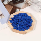 2000pcs Royal Blue Clay Beads 6mm for Bracelets Making Flat Round Polymer Clay Bead Heishi Beads for Jewelry Making Earring Bracelets Necklace - color: Royal Blue