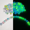 Glow in The Dark Cat's Paw Solar Luminous Smile Face Mixed Acrylic UV Color Changing Bracelet Beads - Sun Sensitive Plastic Glow Beads Bulk for Jewelry Making Bracelets - color: Mixed Colors Cat's Paw Beads