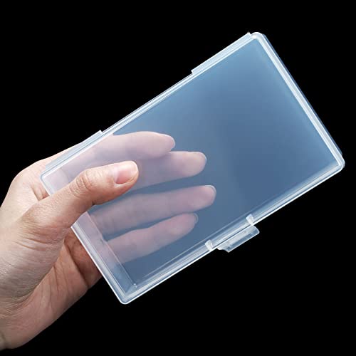 12 Pack Clear Plastic Beads Storage Containers Box with Hinged Lid for Beads and More (5.2 x 3.03 x 1.18 Inch) - size: 5.2 x 3.03 x 1.18 Inch