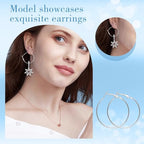 Hoop Earring Findings Stainless Steel Earrings Beading Round Earrings Open Beading Hoop for Jewelry Making DIY Crafts Art Creation (siliver (25/30/35/40mm) - color: siliver (25/30/35/40mm）