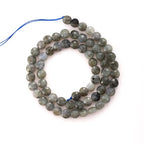 6mm Faceted Natural White Labradorite Stone Beads Coin Disc Gemstone Spacer Beads for Jewelry Making DIY Bracelet Necklace - color: White Labradorite