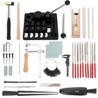 18 Pcs Ring Bender, Complete Ring Bender Tool Rings Bending, Spoon Rings Maker Machine with Nylon Mold, Multi-Functional Ring Earring Bending Tool, Sizer Measuring Tools Suitable for Gift-Giving - size: 18-Piece Set