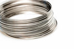 Beadalon Memory Wire Remembrance 75 coils Stainless Steel Round 0.61 mm (.024) Made in USA by CRAFT WIRE