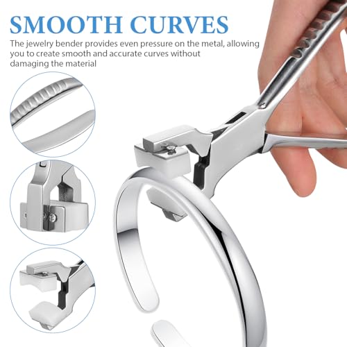 Lurrose 1set Metal Bracelet Bending Tool Durable Jewelry Making Supplies for Crafting and Shaping Convenient and Fast Bracelet Helper for Smooth Curves and Creative Designs
