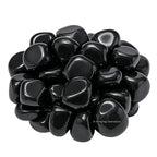 Amazing Gemstone Black Obsidian Crystal Tumbled Stones Polished Rocks - Natural Gem Stones for Healing - DIY Crystals for Protection (1 Piece) - color: Black Obsidian