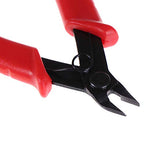 Flush Cutter, Wire Cutters, BS-8109 Soft Wire Cutter Pliers Precision Micro Cutter Anti-Slip Flush Cutter for Electronics Aluminum Jewelry 3D Printing Copper Wire Cables Floral - color: 1 Pack -5" Red