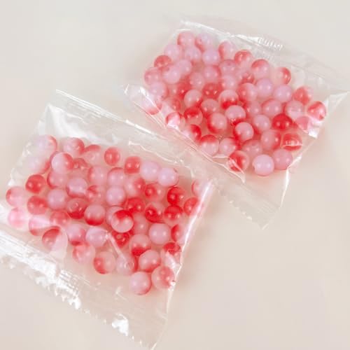 100 Pack 8mm Glass Beads for Jewelry Making, Graduated Color Mix, Bulk DIY Craft Supplies - color: Color5