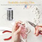 M METERXITY 20 Gauge Stainless Steel Craft Wire, 0.8mm 131 ft Bendable Floral Snare Wire for Jewelry Making/Sculpting/Armature Crafting/Floral Bonsai/DIY Crafts - size: 20 Gauge x 131 ft