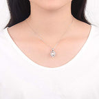 Flower Cage Pendants Crafting Charm for DIY Necklace Bracelet Jewelry Making Sterling Silver/Gold Plated - style: Silver