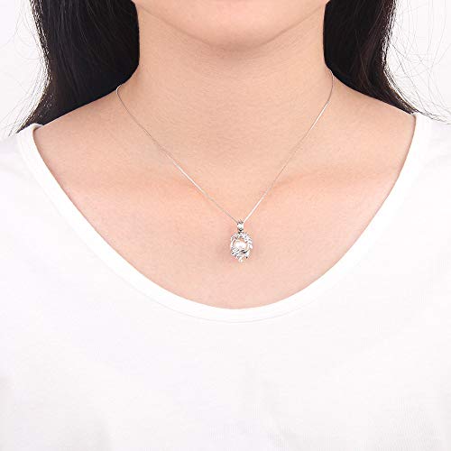Flower Cage Pendants Crafting Charm for DIY Necklace Bracelet Jewelry Making Sterling Silver/Gold Plated - style: Silver