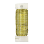 22 Gauge Golden Metal Floral Wire,38 Yards/35 Meters,for Christmas Wreaths,Tree Decoration,Flower Arrangement,Craft Wire,Flower Wire,Garden Wires,Flowers Bouquet Accessories,Jewelry Wires DIY - size: 22Gauge-Golden-1P/38Yards