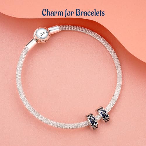 Clip Stopper Spacer Charms for Bracelets Necklaces, Compatible with Pandora,Jewery Mking DIY - style: Sun Star Clip