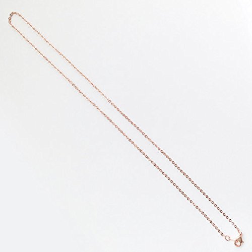 10 Pieces - 17.5inch 16K Rose Gold Plated Finished Cable Chain Necklace Bulk Discount Jewelry Supply - 10PCHN (Rose Gold) - color: Rose Gold