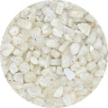 Rainbow Moonstone Pre Drilled Crystal Crushed Chips Beads for Bracelets Making, DIY Handmade Natural Healing Crystals (25 Inch Strand) - color: Rainbow Moonstone