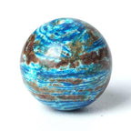 100Pcs Natural Stone 6mm Blue Pattern Agate Round Loose Gemstone Energy Healing Beads Hole Size 1mm DIY Smooth Beads for Bracelet Necklace Earrings Jewelry Making - color: Blue Pattern Agate, size: 6mm
