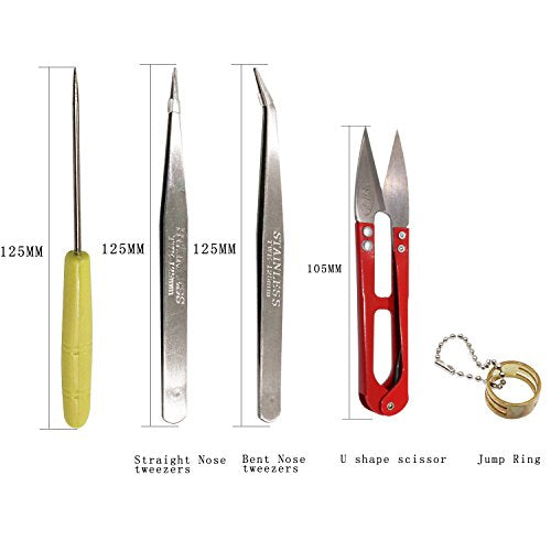 Jewelry Pliers Set with Needle Nose Plier Round Nose Plier Wire Cutter Plier for Jewelry Making Supplies Wire Wrapping Cutting DIY Craft Tools