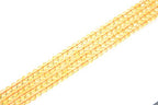 Adabele 15 Inch Natural Citrine Yellow Crystal Gemstone 6mm Faceted Flat Round Coin Loose Beads Gem Stone Spacer (60-65pcs) for Jewelry Making GZ13-1 - color: Citrine, size: 15 Inch/1 Strand