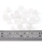 BEADIA Faceted Natural White Agate Stone Round Beads 6mm 36cm/Strand for Jewelry Making - color: White Agate, size: 6mm