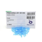 50pcs Authentic Preciosa 6mm Faceted Bicone Crystal Loose Beads Aquamarine AB (Blue) Compatible with Swarovski Elements Crystals for Craft Jewelry Making Pre-B661 - color: Aquamarine AB, size: 6mm (0.24 inch) - 50pcs