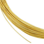 BENECREAT 65.6 Feet 23 Gauge(0.6mm) Brass Craft Jewelry Wire Gold Artistic Beading Wire Tarnish Resistant Copper Wire for Jewelry Beading Craft Making Ring Earrings DIY - size: 23 Gauge