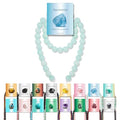 Vinswet 45pcs 8mm Aquamarine Natural Stone Beads Round Genuine Real Stone Beading Loose Gemstones DIY Smooth Bead for Bracelet Necklace Earrings Jewelry Making - color: Aquamarine, size: 8mm