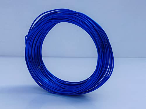 15 Gauge Anodized Aluminum Wire 49 Feet for Jewelry Making Craft DIY（1.5mm,Royal Blue,41509） - color: Royal Blue, size: 15 Gauge