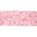 BEADIA Irregular Natural Rose Quartz Crystal Stone Loose Semi Gemstone Beads for Jewelry Making 5-8mm 38cm - color: Rose Quartz Crystal, size: 5-8mm 38cm