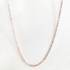 10 Pieces - 17.5inch 16K Rose Gold Plated Finished Cable Chain Necklace Bulk Discount Jewelry Supply - 10PCHN (Rose Gold) - color: Rose Gold