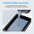ANYCUBIC 3D Printer Resin, 405nm SLA UV-Curing Resin with High Precision and Quick Curing & Excellent Fluidity for LCD 3D Printing (Grey+Grey, 2kg) - color: Grey, size: 2kg