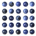 AD Beads 8mm Natural Round Loose Beads 110 Pieces, for Making 108 Mala Prayer Beads Necklace, Bracelet & Yoga Meditation, Jewelry Design (Blue Sodalite) - color: Blue Sodalite