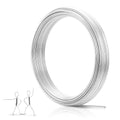 1mm Bendable Aluminum Wire, 164 Feet Metal Craft Wire for Sculpting, DIY Jewelry Making, Doll Making, Modelling and Bonsai Training - size: 50 M x 1 mm