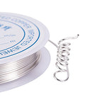 9.84FT 0.8mm Silver Copper Wire Tarnish Resistant 20 Gauge Metal Craft Art Wire for Jewelry Making Beading - color: Silver, size: 20 Gauge