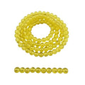 DandS ltd Crackle Lampwork Glass Beads for Jewelry Making, Yellow, Vibrant DIY Bracelets, Necklaces, Earrings, Beading Supplies & Craft Kits for Handmade Jewelry, 80pcs 0.39 inch (10mm), #J250-10 - color: Yellow